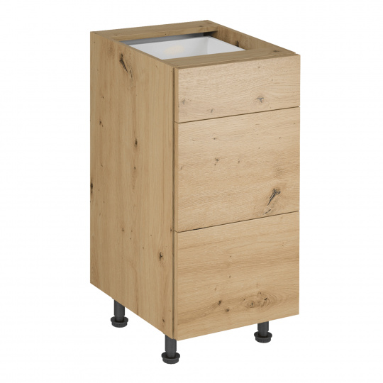 Spodní skříňka, dub artisan, LANGEN D40S3 P
