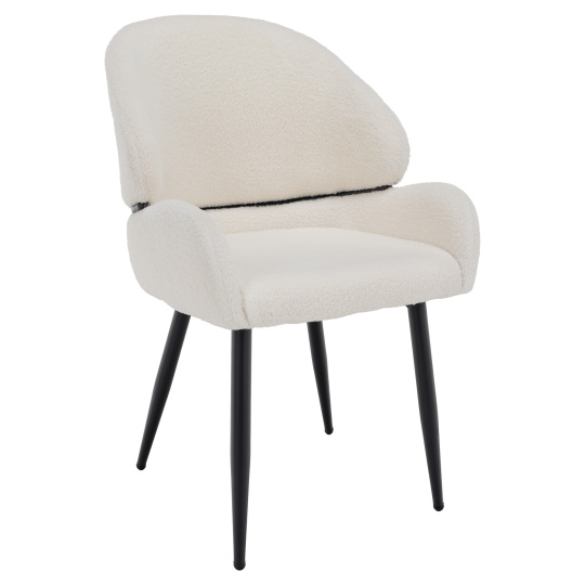 Jídelní židle, bílá/černá, SANAKO TYP 1 Jídelní židle, bílá/černá, SANAKO TYP 1