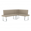 Rohová lavice, šedohnědá taupe, levá, Emori SET