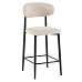 Barová židle, béžová látka/černá, ZAJDA TYP 2