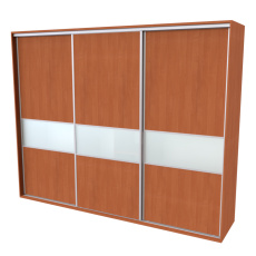 Nábytek Mikulík Vranovice Nábytek Mikulík Vranovice FLEXI 3 280 x 240cm 3x dveře dělené sklem MATELUX - olše Nábytek Mikulík Vranovice Nábytek Mikulík Vranovice FLEXI 3 280 x 240cm 3x dveře dělené sklem MATELUX - olše
