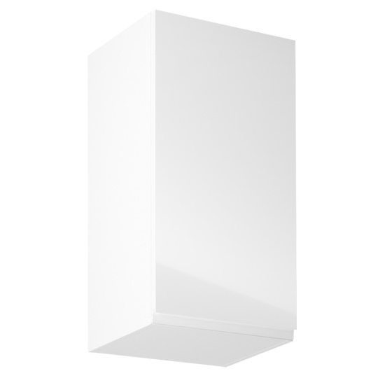 Horní skříňka, bílá / bílý extra vysoký lesk, pravá, AURORA G40 Horní skříňka, bílá / bílý extra vysoký lesk, pravá, AURORA G40