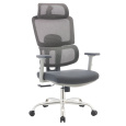 Kancelářské křeslo, šedá/chrom, BYRON