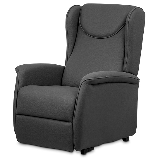 Polohovací křeslo, elektrické kabelové ovládání, šedá, látka, TV-1192 GREY2 Polohovací křeslo, elektrické kabelové ovládání, šedá, látka, TV-1192 GREY2