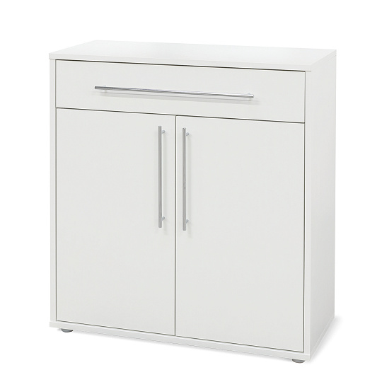 NÁBYTEK MIKULÍK s.r.o. ELITE S - komoda, 80x86x36/43cm Šířka: 80cm, Hloubka: 43cm, Dekor: modřín latté