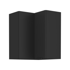 Horní rohová skříňka, černá, SIBER 60x60 GN-72 2F