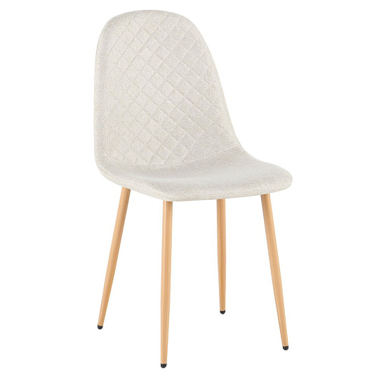 Židle, krémová látka/buk, LEGA 2 NEW