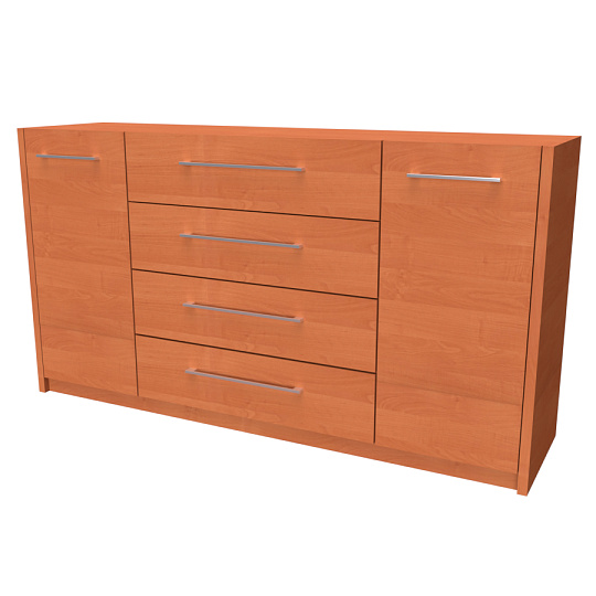 NÁBYTEK MIKULÍK s.r.o. MIA 3 - komoda, 140 až 170cm × 86 × 40cm Šířka: 160cm, Dekor: olše