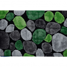 Koberec, zelená / šedá / černá, 170x240, PEBBLE TYP 1 Koberec, zelená / šedá / černá, 170x240, PEBBLE TYP 1