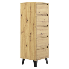 Komoda, dub artisan, BOGAN NEW 5S40 Komoda, dub artisan, BOGAN NEW 5S40