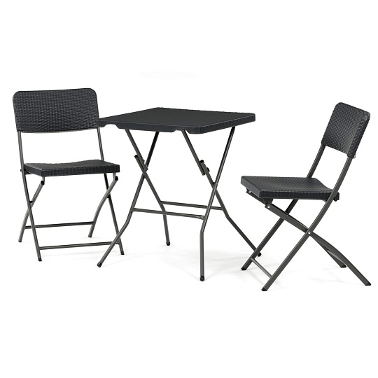 Zahradní set 1+2, plast, šedá, AZS-L2161 GREY Zahradní set 1+2, plast, šedá, AZS-L2161 GREY