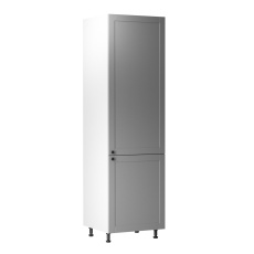 Vysoká skříňka, šedá matná / bílá, univerzální, LAYLA D60R Vysoká skříňka, šedá matná / bílá, univerzální, LAYLA D60R