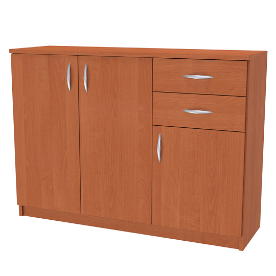 NÁBYTEK MIKULÍK s.r.o. SEKTOR 16 - úchytka nikl matný Šířka: 110cm, Hloubka: 34.5cm, Dekor: olše