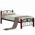 Kovová postel s roštem, 90x200, MAGENTA