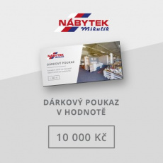 Nábytek Mikulík Vranovice Dárkový poukaz Nábytek Mikulík - Na nákup zboží na prodejně Nábytek Mikulík Vranovice - V hodnotě 10.000,- Nábytek Mikulík Vranovice Dárkový poukaz Nábytek Mikulík - Na nákup zboží na prodejně Nábytek Mikulík Vranovice - V hodnotě 10.000,-