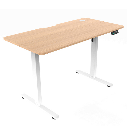 Ergonomický stůl s plynulou regulací výšky 120x60cm, melamin, dub, LT-H2210 OAK Ergonomický stůl s plynulou regulací výšky 120x60cm, melamin, dub, LT-H2210 OAK