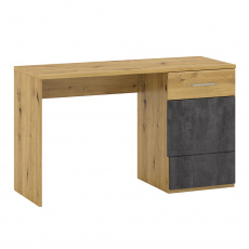 PC stůl P2, dub artisan/šedý beton, ERIDAN PC stůl P2, dub artisan/šedý beton, ERIDAN