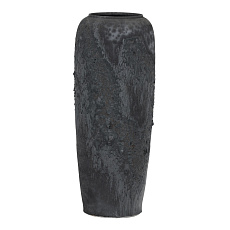 Váza keramická - výška 90 cm, tmavě šedá