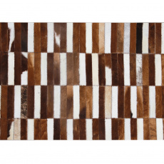 Luxusní koberec, pravá kůže, 141x200, KŮŽE TYP 5