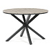 Zahradní stůl 110x110cm, hliník, polywood, šedá, AZT-S1430 GREY