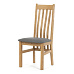 Jídelní židle, přírodní, masiv, C-2100 GREY2