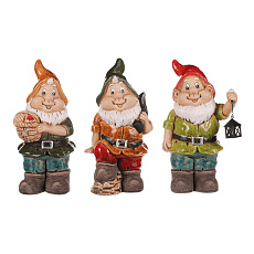 Trpaslík - keramická figurka, vel. S, mix 3 druhů, cena za 1 ks