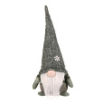 Skřítek - látková figurka, barva zeleno-bílá