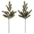 Smrk - umělá větev, zelená, mix 2 druhů, cena za 1 ks