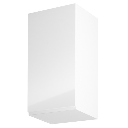 Horní skříňka, bílá / bílý extra vysoký lesk, levá, AURORA G40 Horní skříňka, bílá / bílý extra vysoký lesk, levá, AURORA G40