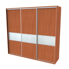 Nábytek Mikulík Vranovice Nábytek Mikulík Vranovice FLEXI 3 260 x 240cm 3x dveře dělené sklem MATELUX - olše Nábytek Mikulík Vranovice Nábytek Mikulík Vranovice FLEXI 3 260 x 240cm 3x dveře dělené sklem MATELUX - olše