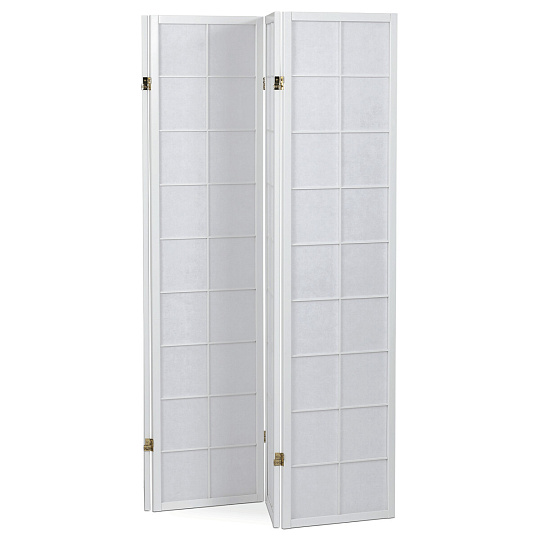 Paraván, masiv, bílá, EF-E804 WT