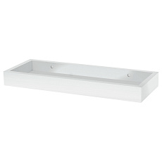 Polička, mdf, bílá, P-010 WT