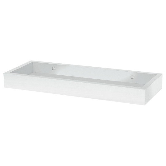 Polička, mdf, bílá, P-010 WT