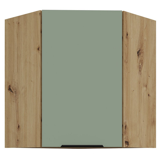 Horní rohová skříňka, aquamarine/dub artisan, ARSANY 60x60 GN-72 1F Horní rohová skříňka, aquamarine/dub artisan, ARSANY 60x60 GN-72 1F