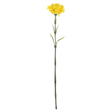 Karafiát - umělá řezaná květina, barva žlutá