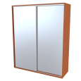 NÁBYTEK MIKULÍK s.r.o. FLEXI 2 - šatní skříň 2x zrcadlo, 180/200/220 x 220/240cm Šířka: 200cm, Výška: 240cm, Dekor: olše