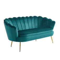 Luxusní pohovka, 3-sed, smaragdová Velvet látka / chrom zlatý, styl Art-deco, NOBLIN Luxusní pohovka, 3-sed, smaragdová Velvet látka / chrom zlatý, styl Art-deco, NOBLIN