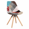Jídelní židle, patchwork barevná, GLORIA
