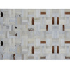 Luxusní koberec, pravá kůže, 70x140 cm, KOBEREC KOŽA TYP 1