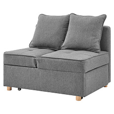 Rozkládací pohovka, šedá, OSVALDO