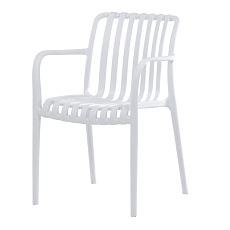 Zahradní židle plast, bílá, CT-X7029 WT Zahradní židle plast, bílá, CT-X7029 WT