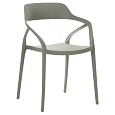 Stohovatelná židle, šedá, ALFIO