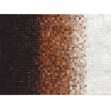 Luxusní koberec, pravá kůže, 120x180, KŮŽE TYP 7