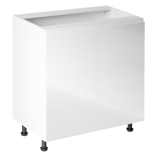 Spodní skříňka, bílá / bílá extra vysoký lesk, AURORA D80 Spodní skříňka, bílá / bílá extra vysoký lesk, AURORA D80