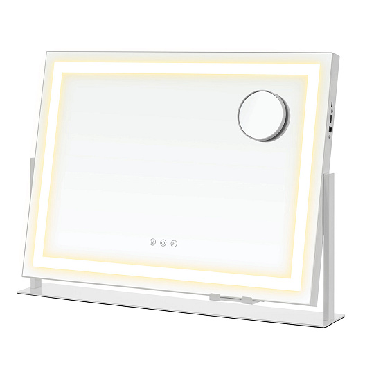 Kosmetické zrcadlo LED 62,5×45,8 cm, dotykové, 3 barvy světla Kosmetické zrcadlo LED 62,5×45,8 cm, dotykové, 3 barvy světla