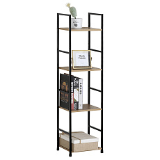 Regál, mdf, hnědá, GD-214 OAK