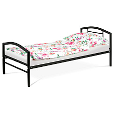 Jednolůžková postel 94x207cm, kov, černá, BED-1900 BK Jednolůžková postel 94x207cm, kov, černá, BED-1900 BK