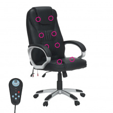 Kancelářské křeslo s funkcí masáže, černá, TYLER UT-C2652M Kancelářské křeslo s funkcí masáže, černá, TYLER UT-C2652M