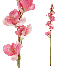 Gladiola - umělá květina, barva růžová.