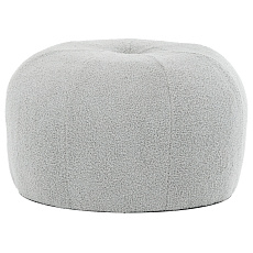 Taburet, šedá, látka bouclé, AK-307 GREY2 Taburet, šedá, látka bouclé, AK-307 GREY2